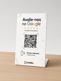 Placa de Review Google