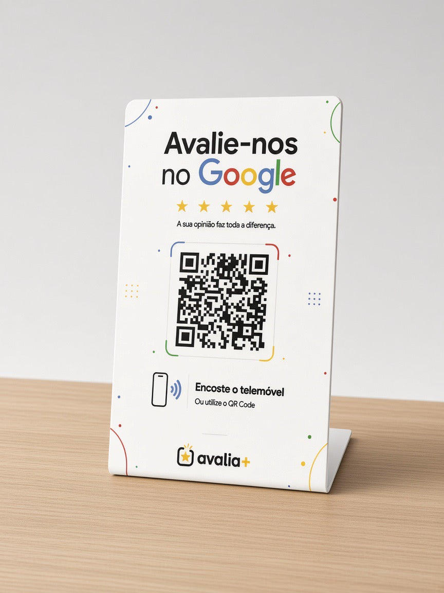 Placa de Review Google